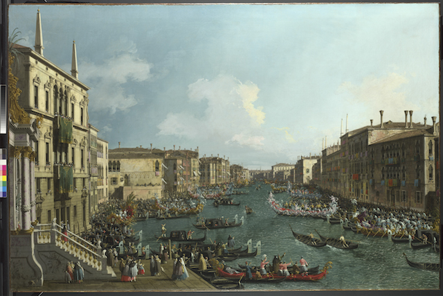 This image is subject to our standard Terms & Conditions http://www.nationalgalleryimages.co.uk/upload/terms_and_conditions.pdf Credit: NG4454 - A Regatta on the Grand Canal Special Instructions: Apollo, Flyers > Up to 1,000 > Single country/territory > Full page Transmission Reference: National Gallery webdownload
